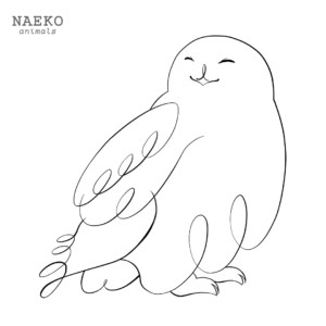 NAEKO Snowy owl
